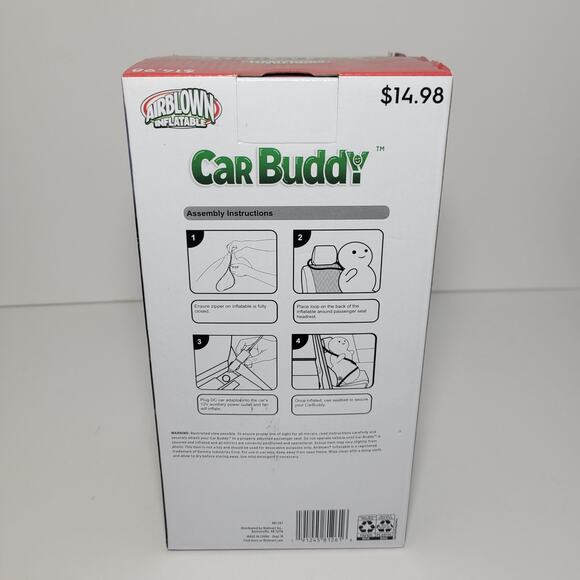 GEMMY Airblown Inflatable Reindeer Car Buddy for Christmas - 3" NEW Inflatable - Picture 3 of 3